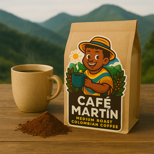 “Café Martín – Colombian Coffee | Medium Roast (6oz)”